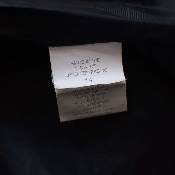 Vintage Cynthia Steffe Black Utility Military Jacket Size 14 Y2K - Picture 8 of 9